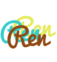 Ren cupcake logo