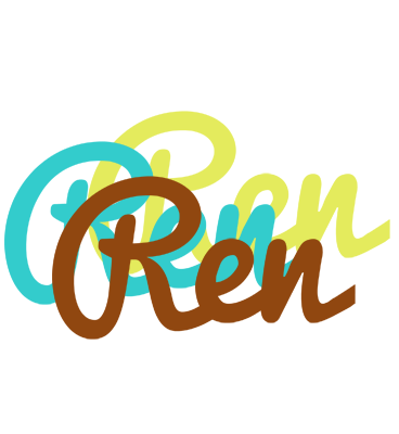 Ren cupcake logo