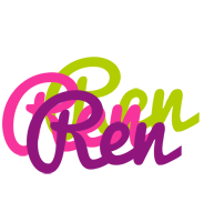 Ren flowers logo