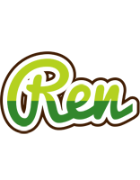 Ren golfing logo