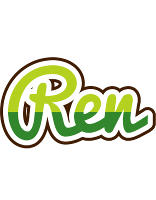 Ren golfing logo