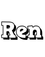 Ren snowing logo