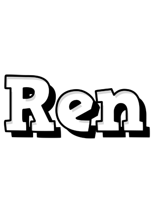 Ren snowing logo