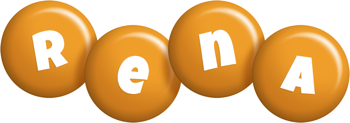 Rena candy-orange logo