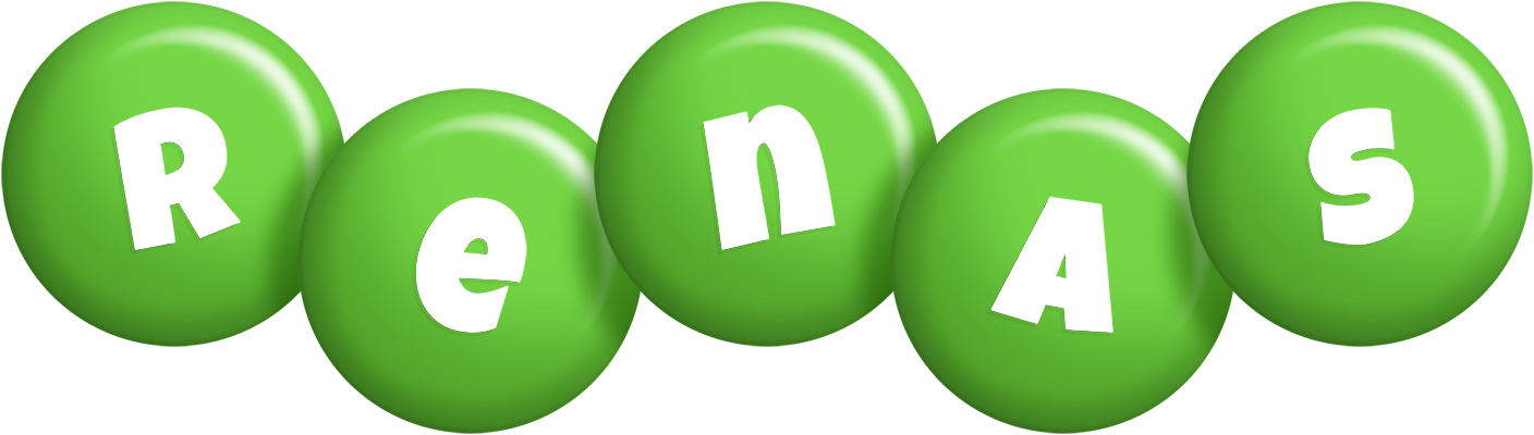 Renas candy-green logo