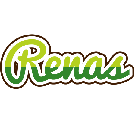 Renas golfing logo