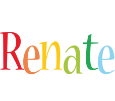 Renate birthday logo