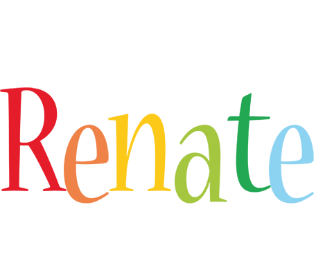 Renate birthday logo