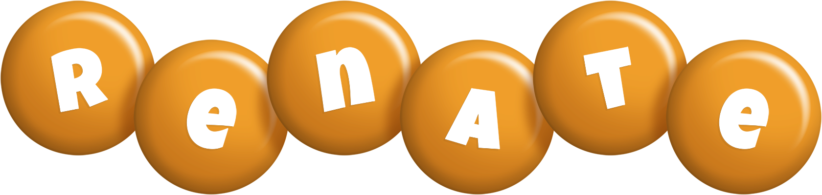 Renate candy-orange logo