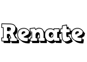 Renate snowing logo