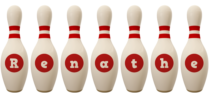 Renathe bowling-pin logo