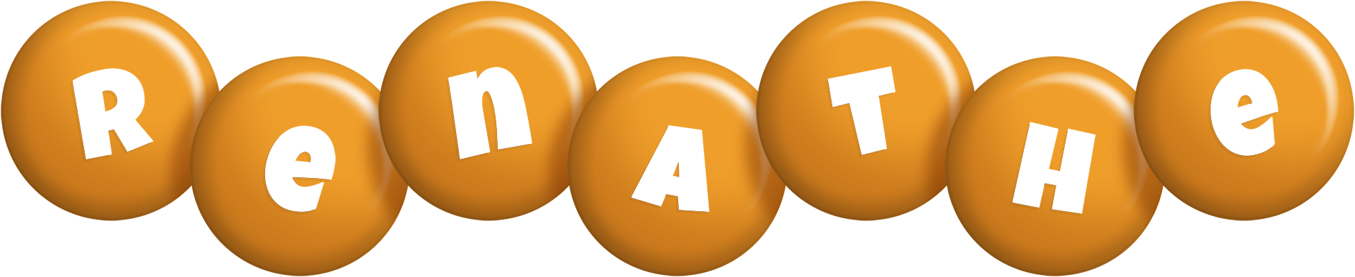 Renathe candy-orange logo