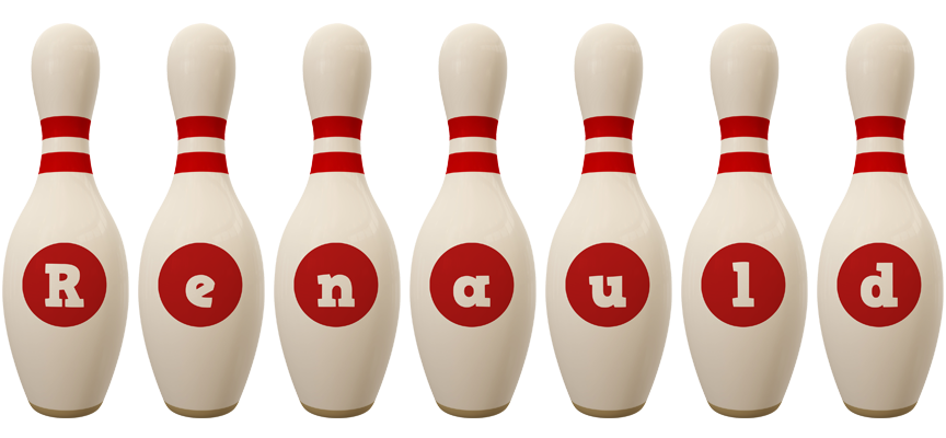 Renauld bowling-pin logo
