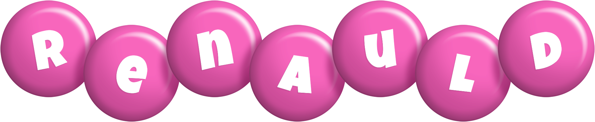 Renauld candy-pink logo