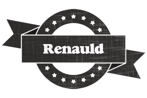 Renauld grunge logo