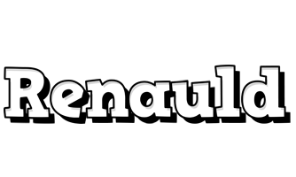 Renauld snowing logo