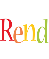 Rend birthday logo