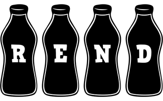 Rend bottle logo