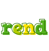 Rend juice logo