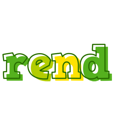 Rend juice logo