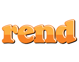 Rend orange logo