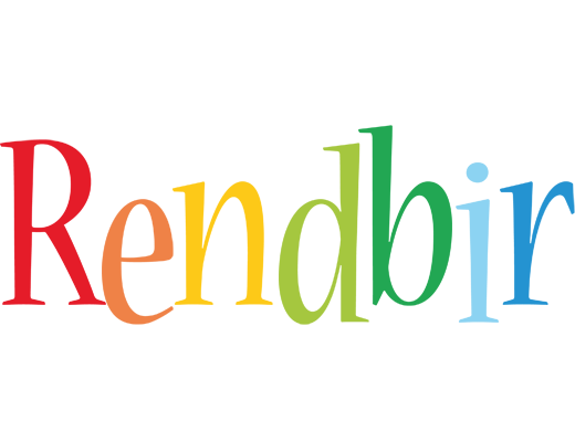 Rendbir birthday logo