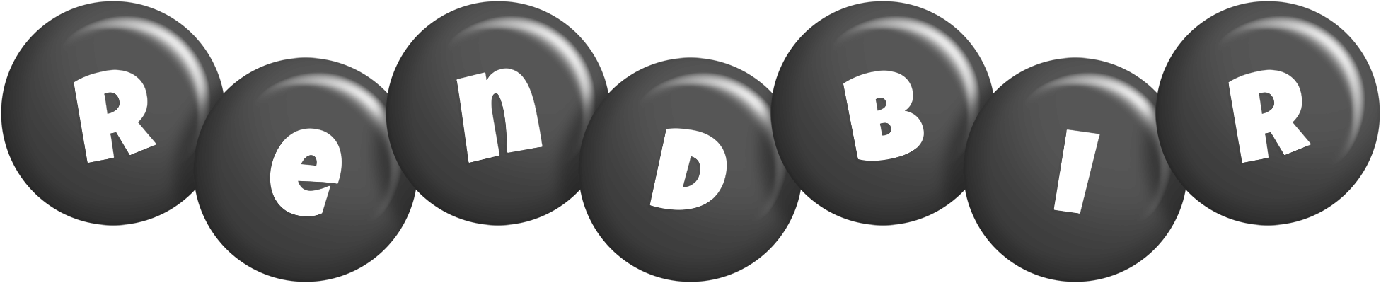Rendbir candy-black logo