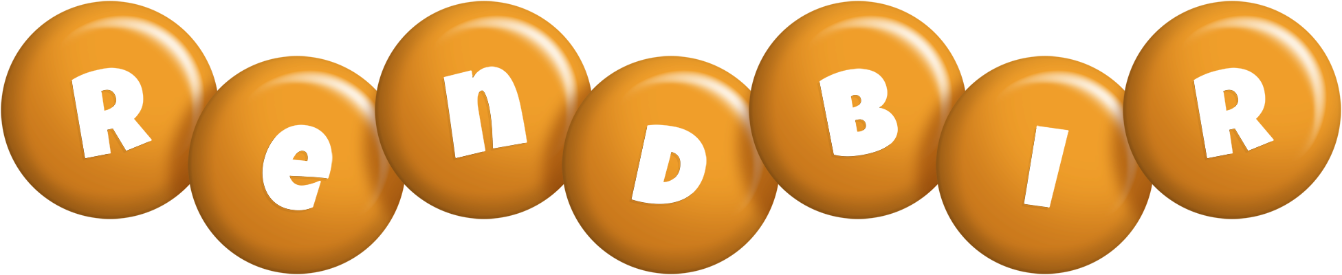Rendbir candy-orange logo