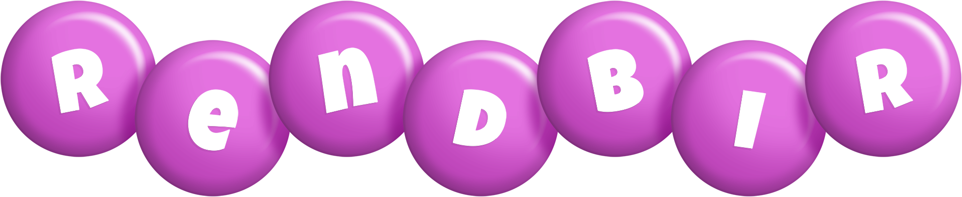 Rendbir candy-purple logo