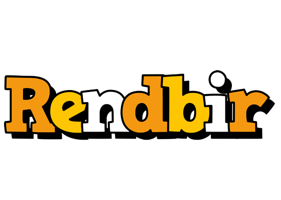 Rendbir cartoon logo