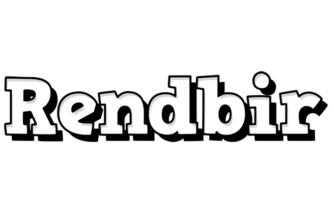 Rendbir snowing logo