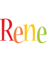 Rene birthday logo
