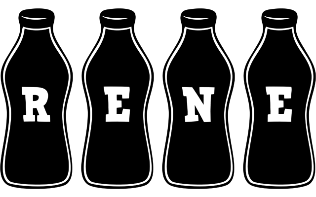 Rene bottle logo