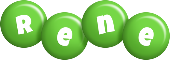 Rene candy-green logo