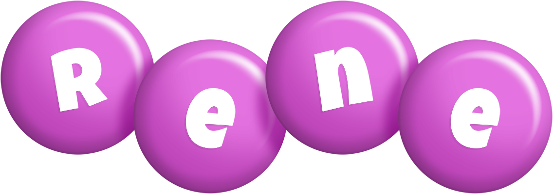 Rene candy-purple logo