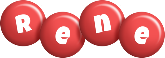 Rene candy-red logo