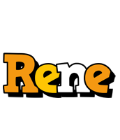 Rene cartoon logo