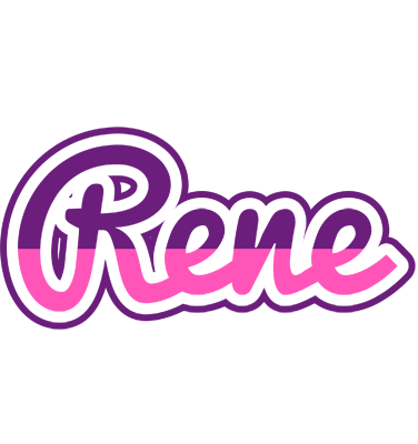 Rene cheerful logo