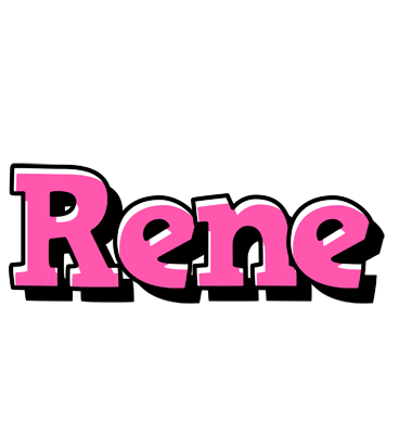 Rene girlish logo
