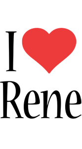 Rene i-love logo