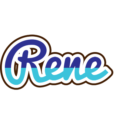 Rene raining logo
