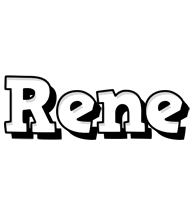 Rene snowing logo