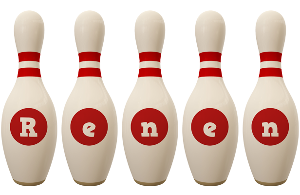Renen bowling-pin logo