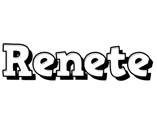 Renete snowing logo