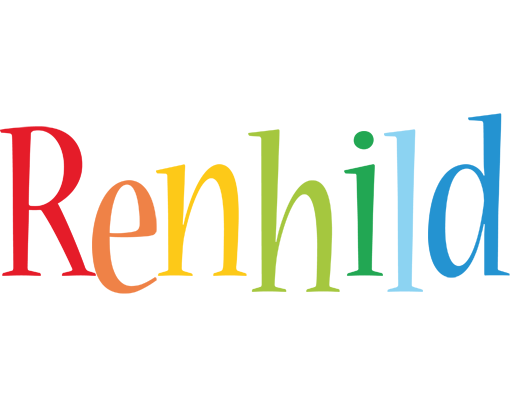 Renhild birthday logo