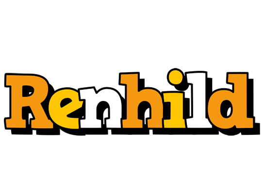 Renhild cartoon logo