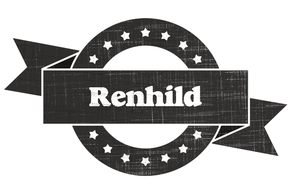 Renhild grunge logo