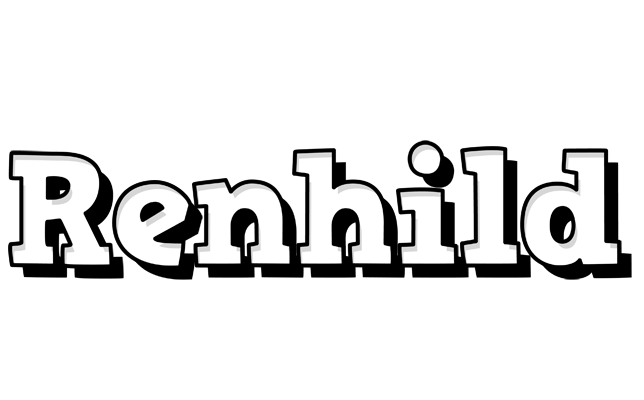 Renhild snowing logo