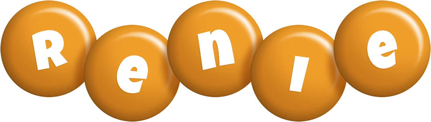 Renie candy-orange logo