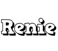 Renie snowing logo